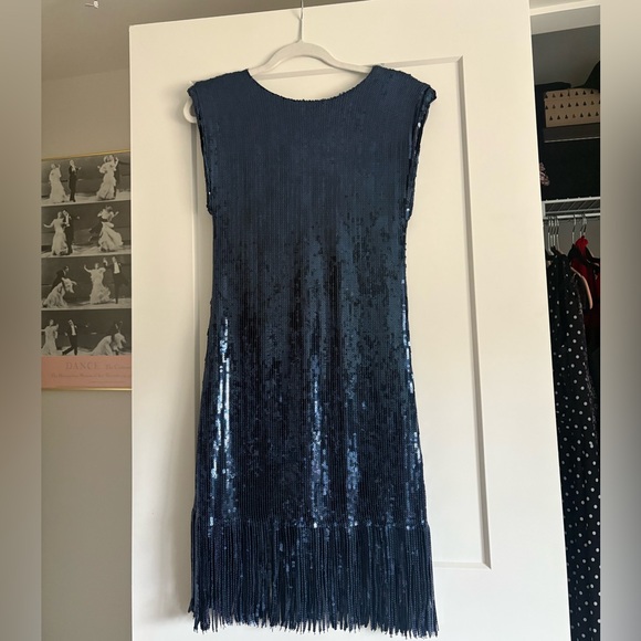 Joie Dresses & Skirts - Joie Navy Sequin Midi Dress